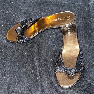 George vintage 90s size 6 black sandals